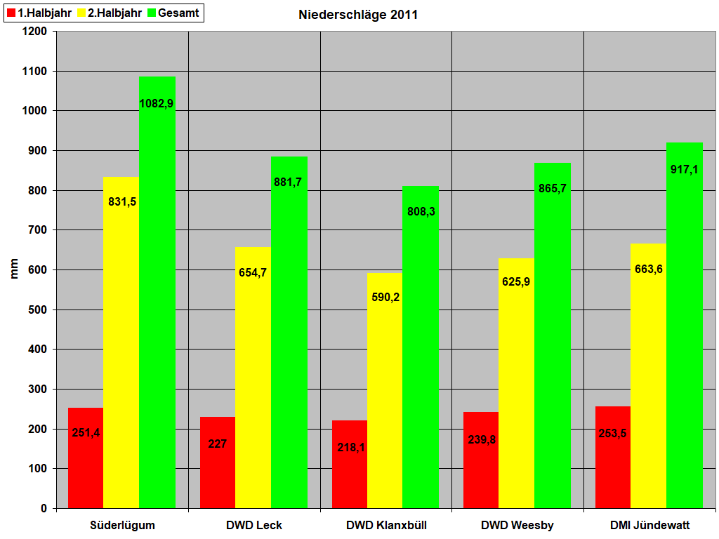 Niederschlge 2011